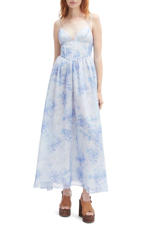 Elias Floral Print Maxi Dress