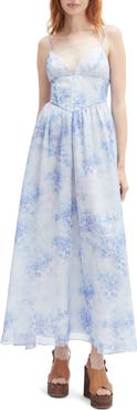 Bardot Elias Floral Print Maxi Dress
