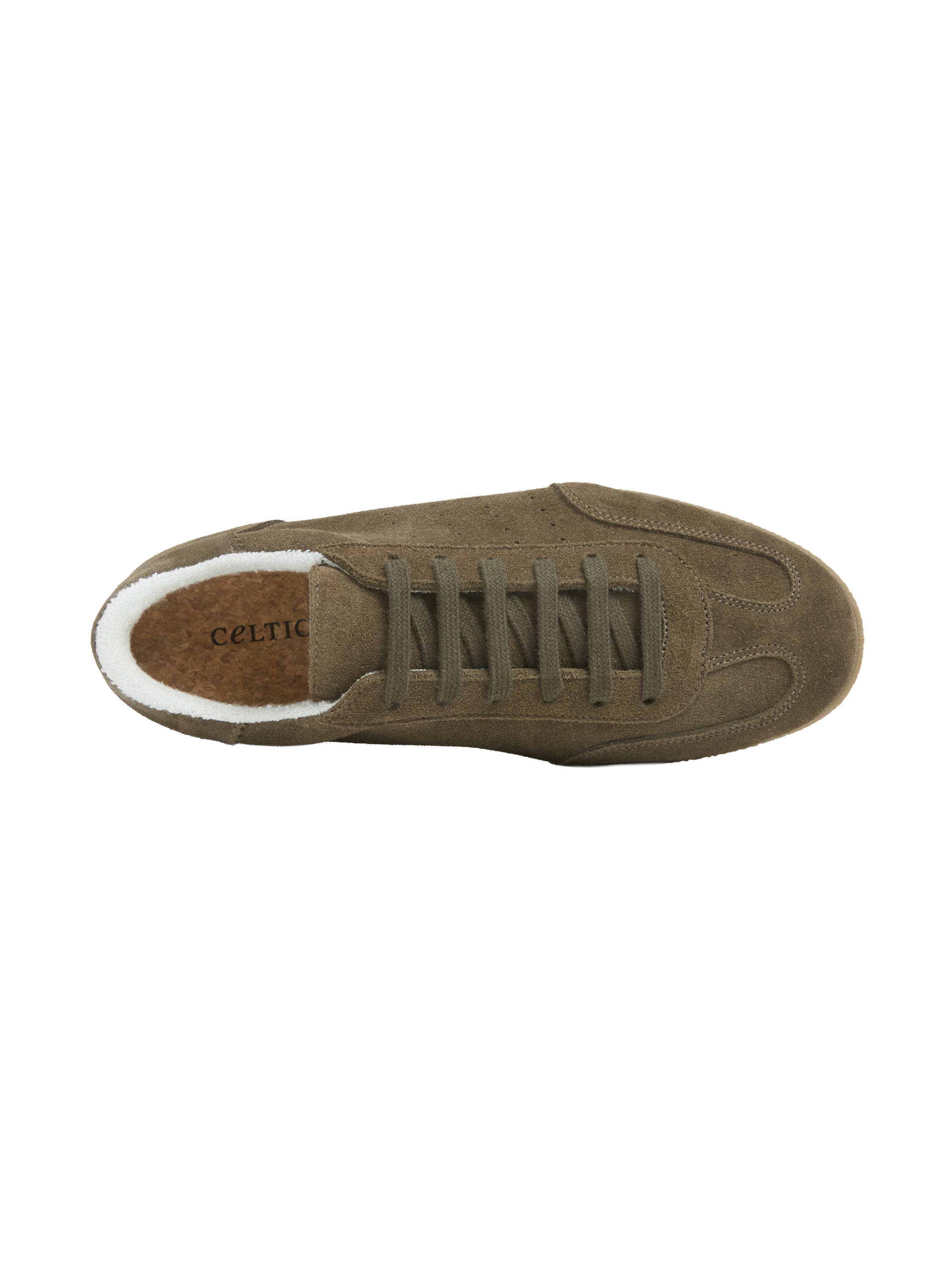 Crepe Sole Trainer, Alternate, color, Khaki