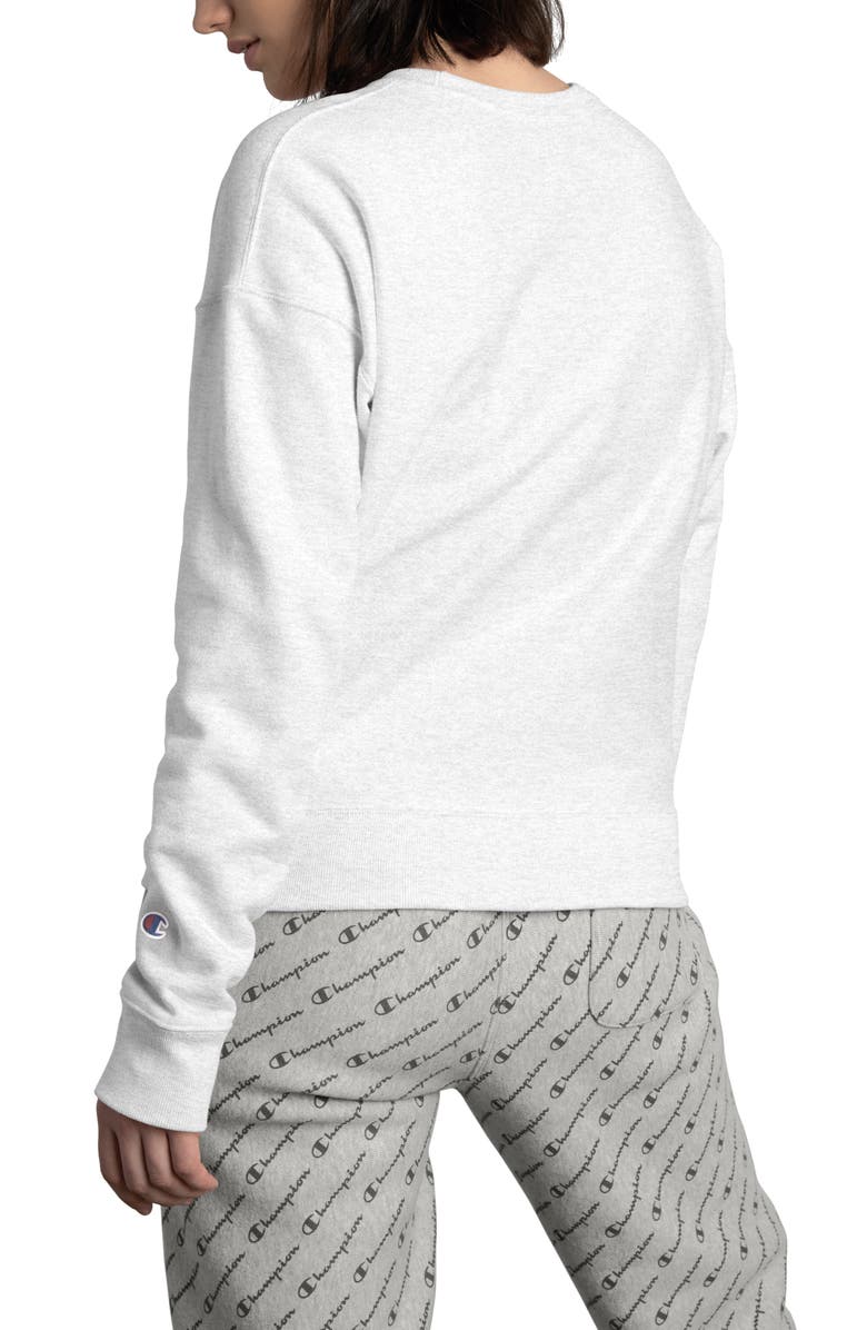 Champion Reverse Weave<sup>®</sup> Crewneck Sweatshirt, Alternate, color,