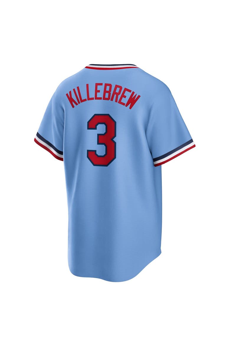 Men's Nike Harmon Killebrew Light Blue Minnesota Twins Road Cooperstown Collection Player Jersey, Alternate, color, Light Blue