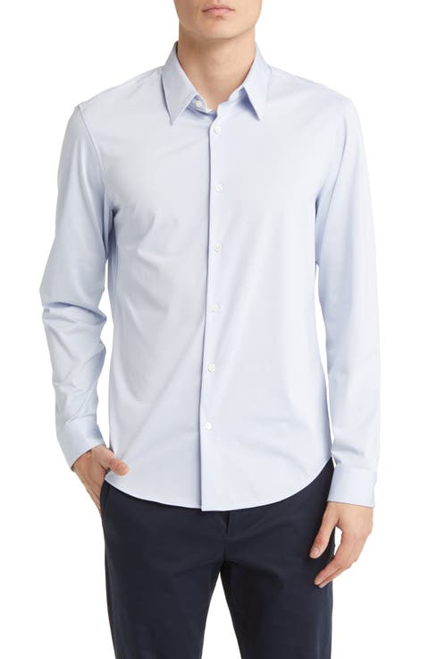 Sylvain ND Structure Knit Button-Up Shirt
