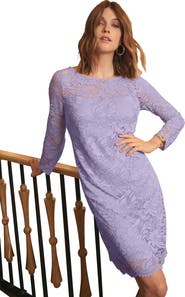 Jessica London Stretch Lace Shift Dress