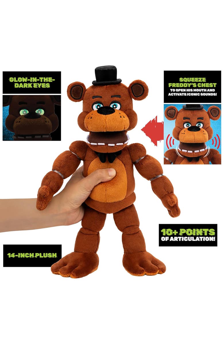 Five Nights At Freddy's Classic Freddy Sound Plush, Alternate, color, Multicolored