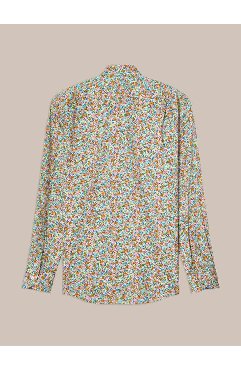 Robert Talbott Reynolds Spring Floral Print Contemporary Fit Shirt, Alternate, color, 