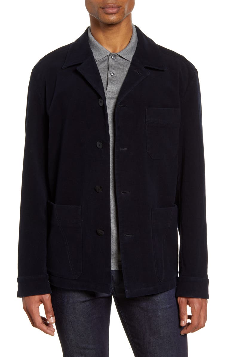 HUGO Joah Regular Fit Stretch Cotton Jacket, Alternate, color, 