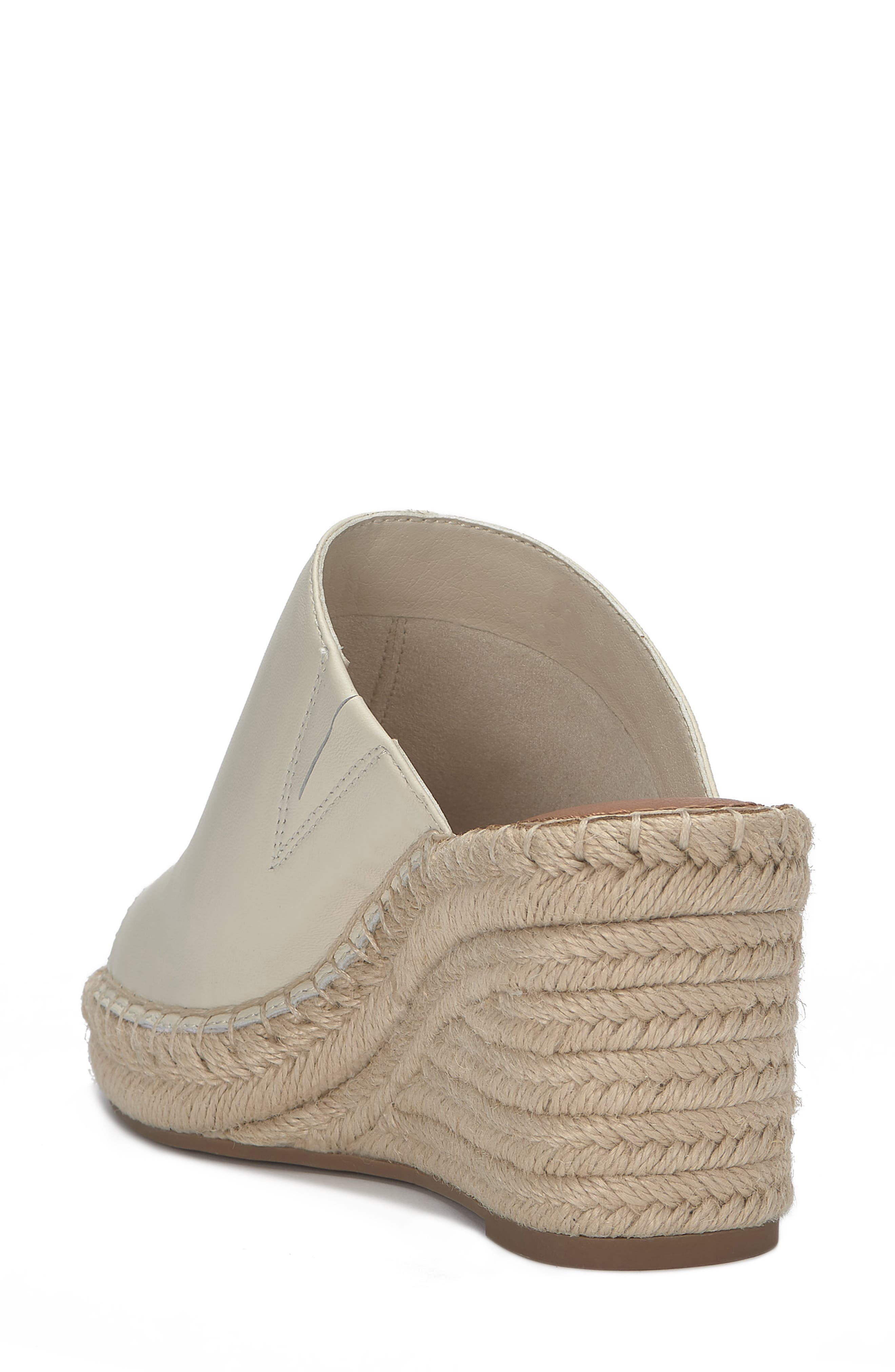 Lucky Brand Cabriah Espadrille Platform Wedge Slide Sandal, Alternate, color, Tusk