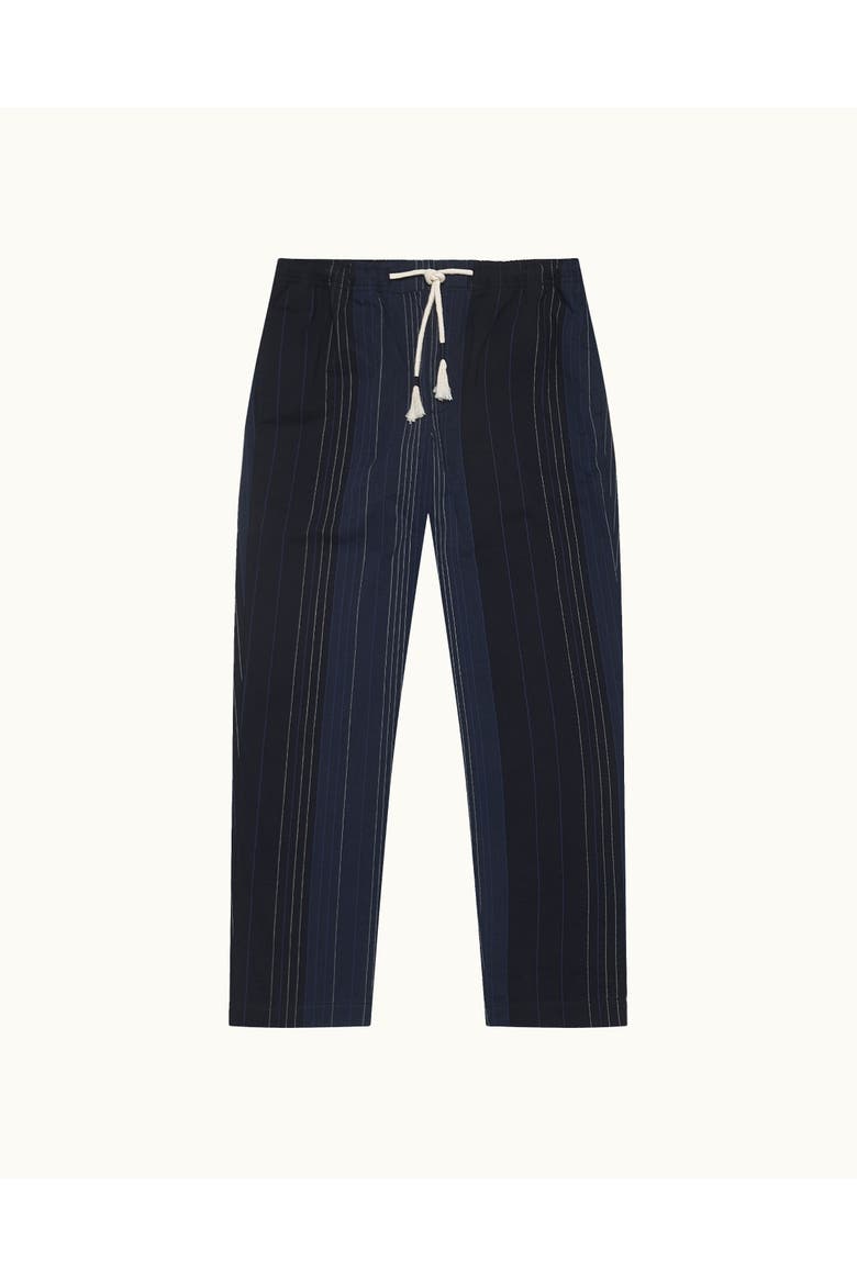 Sonoran Relaxed Fit Velo Stripe Trousers, Alternate, color, NIGHT IRIS STRIPE