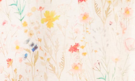 Женские Vince Camuto Floral Puff Sleeve A-Line Dress — фото 4