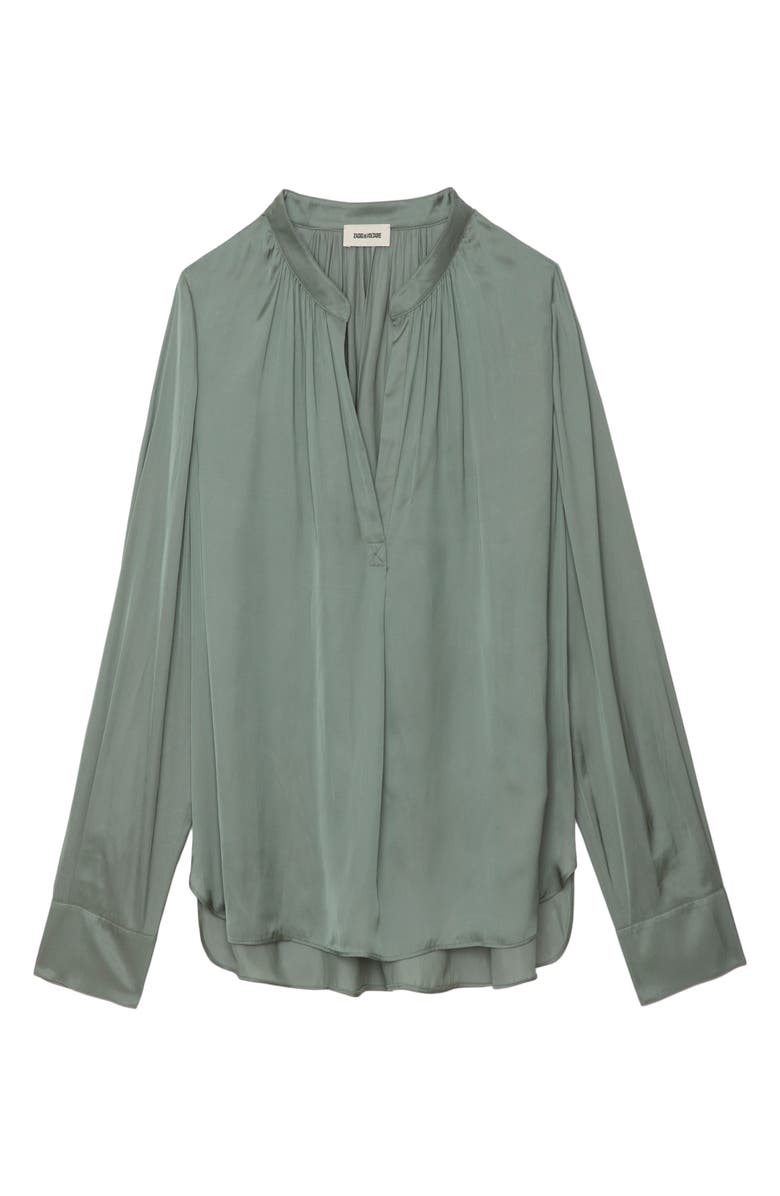 Zadig & Voltaire Tink Satin Blouse, Alternate, color,