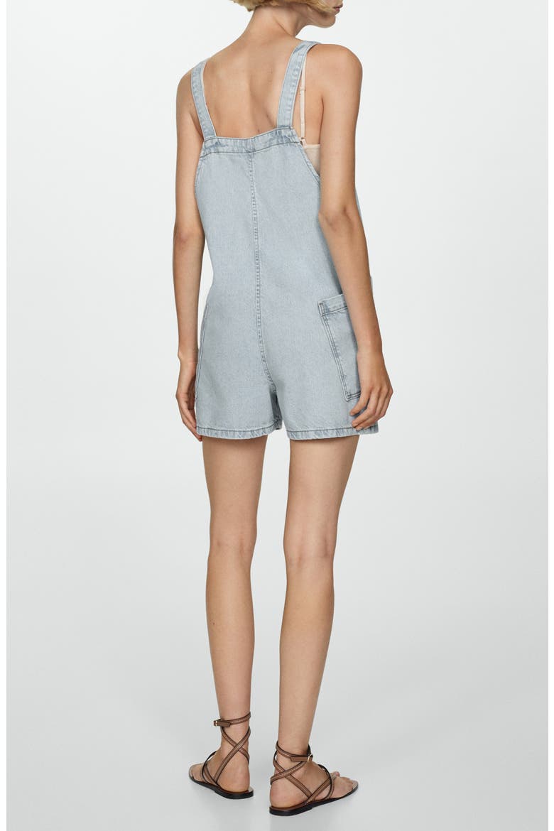 Denim Shortalls, Alternate, color, LIGHT BLUE