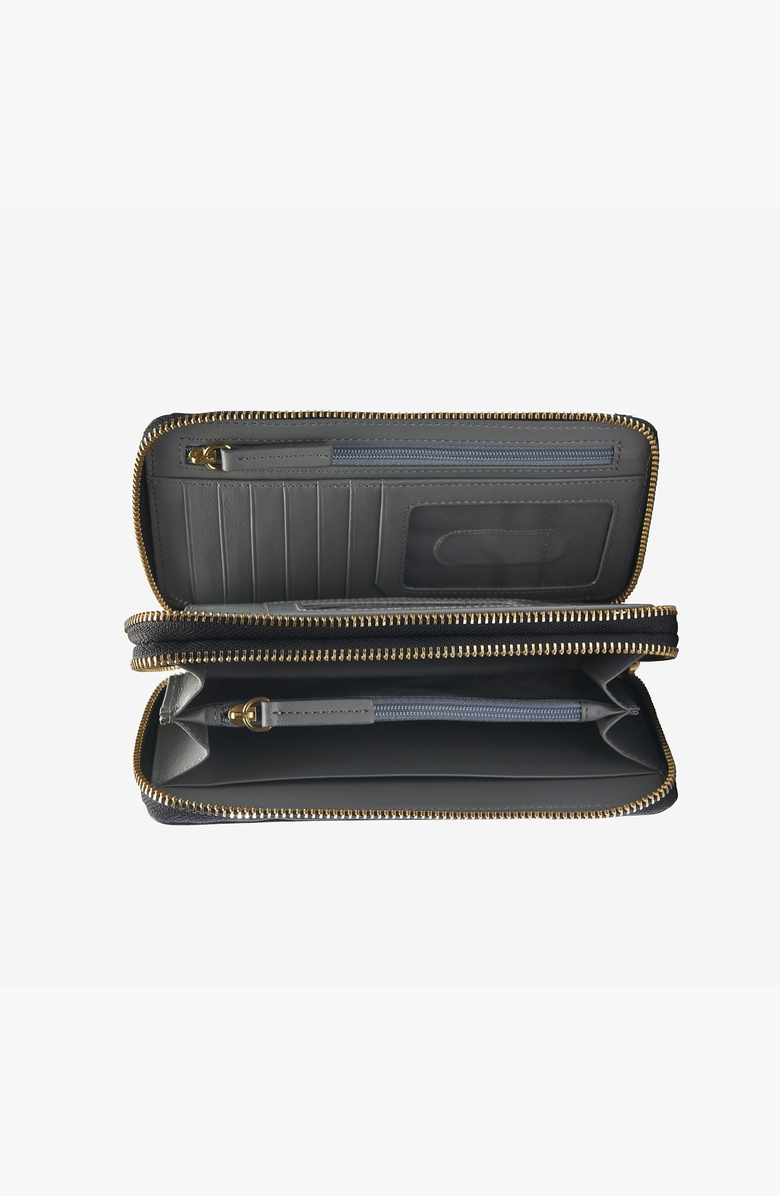 Tusk Joy Double Zip Wallet, Alternate, color, Black