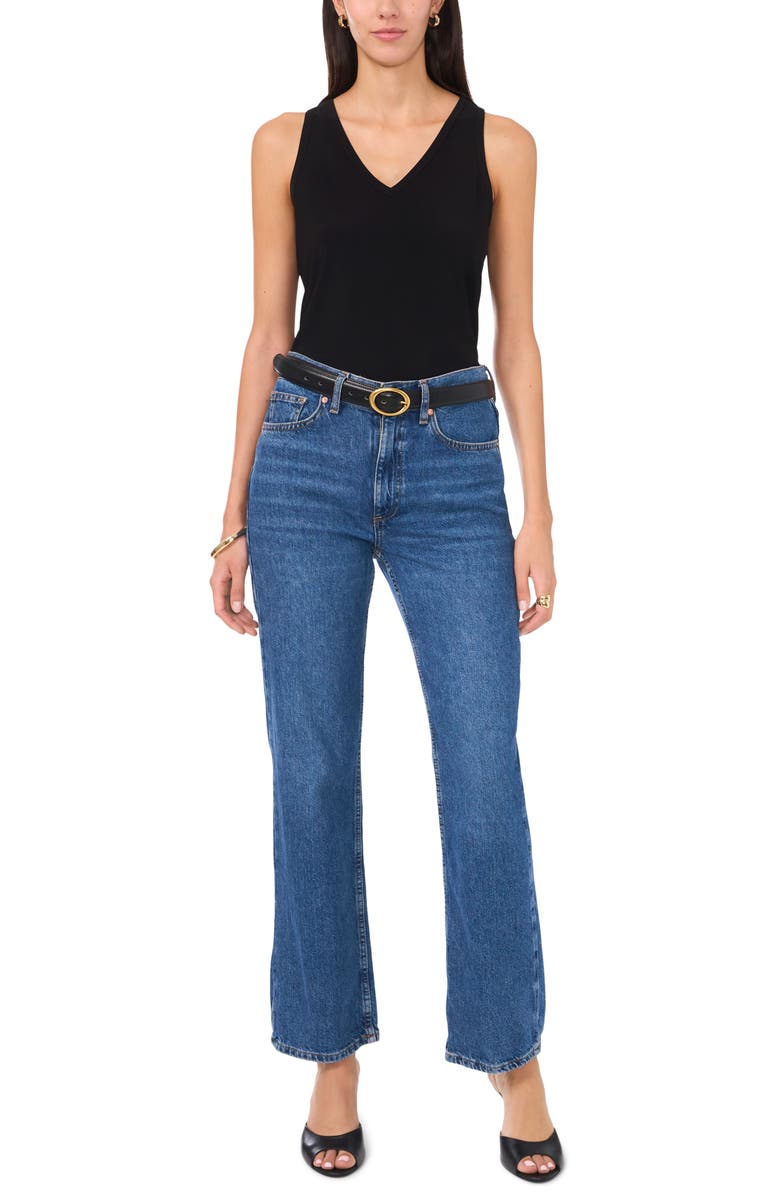 Vince Camuto V-Neck Split Back Tank, Alternate, color, 