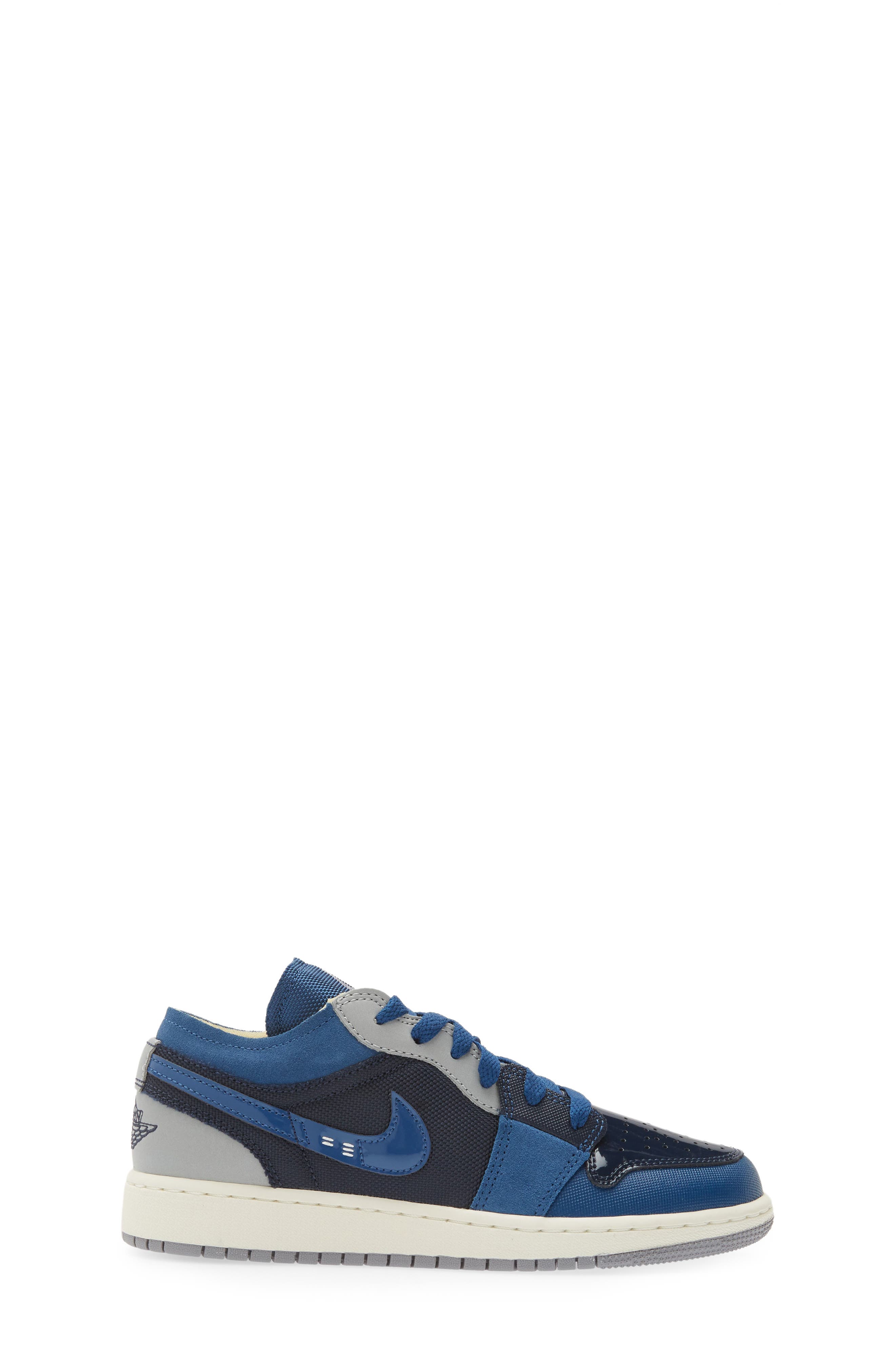 Air Jordan 1 Low SE Craft Sneaker, Alternate, color, OBSIDIAN/ SLATE/ BLUE/ SAIL