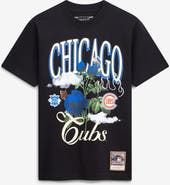 Mitchell & Ness Men's Mitchell & Ness Black Chicago Cubs Cooperstown Floral T-Shirt