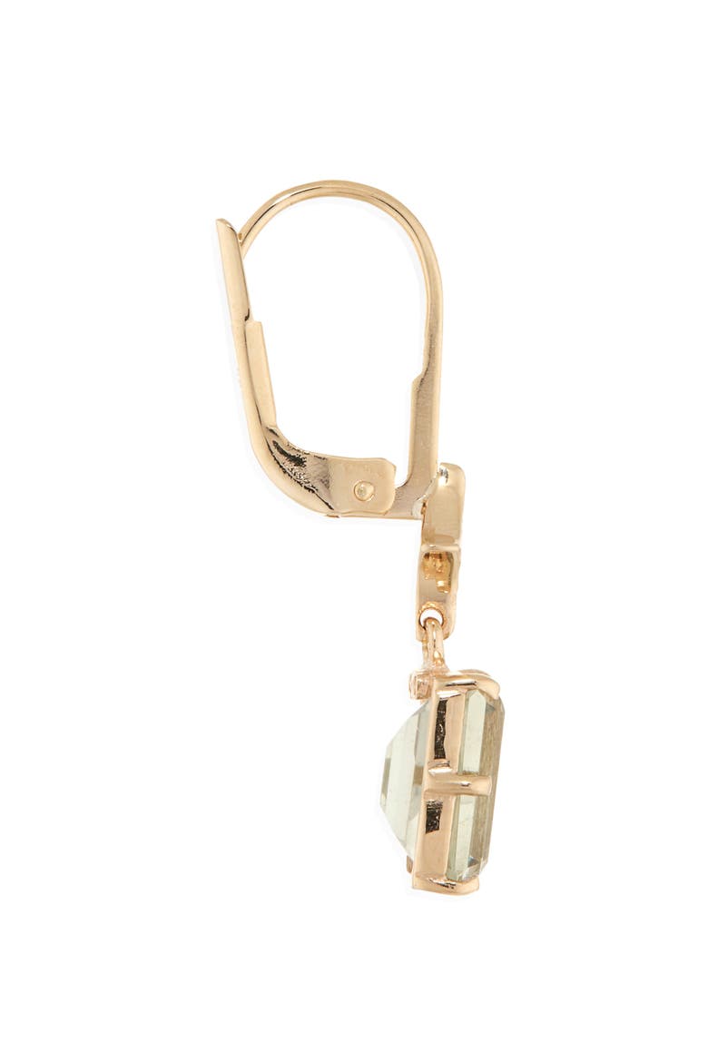 Jac + Jo Aurora Rectangular Drop Earrings, Alternate, color, GREEN