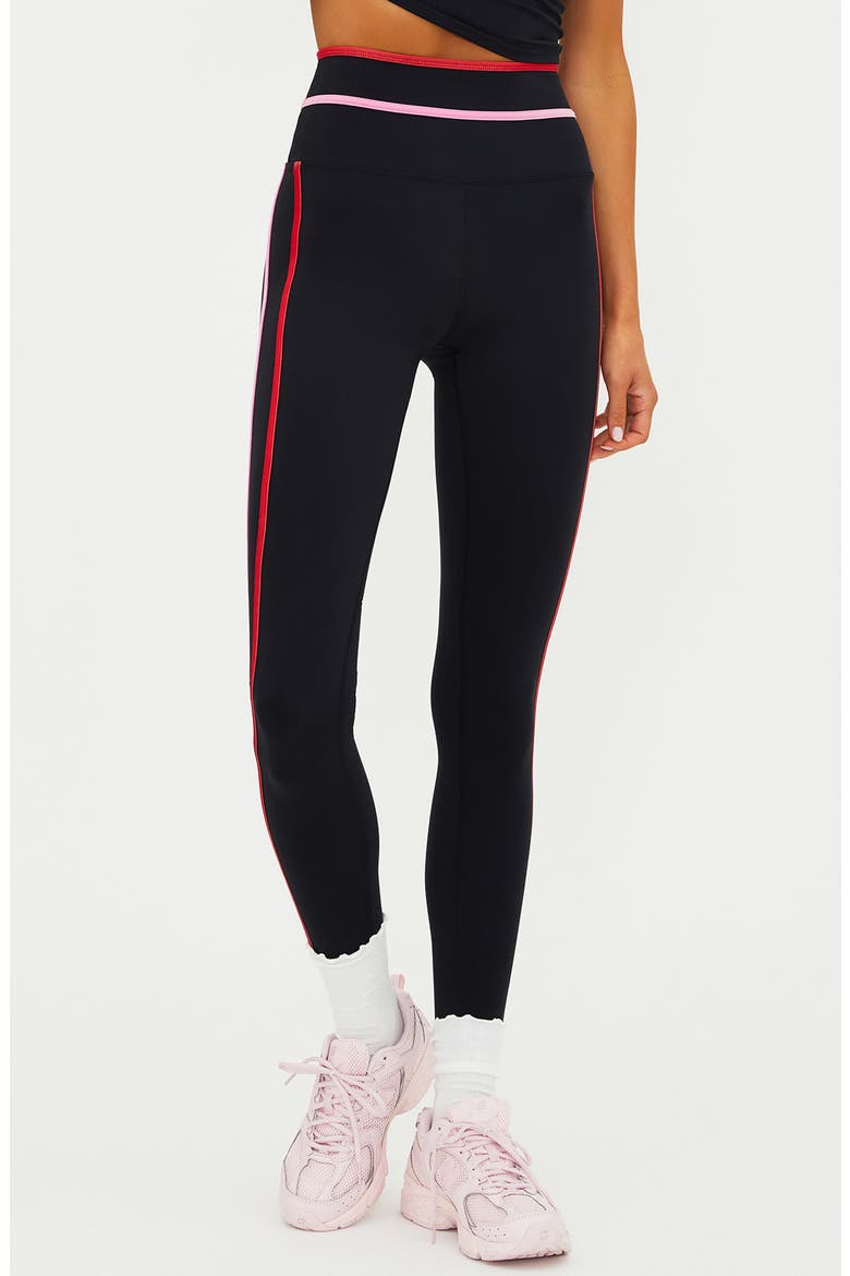 Solara Side Stripe Leggings, Main, color, ROYAL NOIR