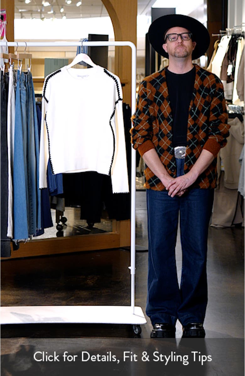 Embroidered Crewneck Sweater, sales video thumbnail