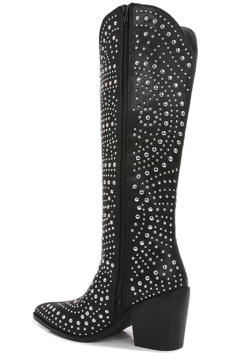 BERNESS Jesse Studded Western Boot, Alternate, color,