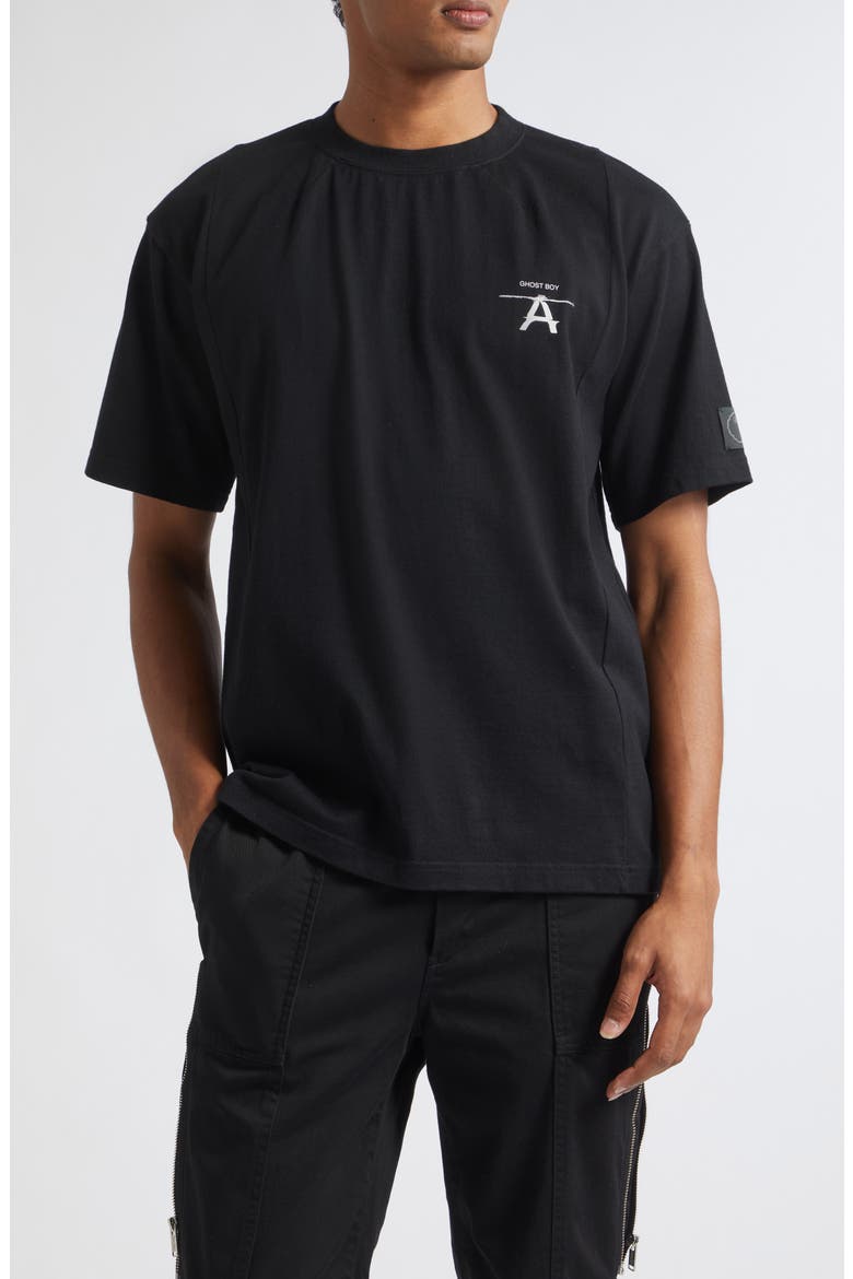 Graphic T-Shirt, Main, color, BLACK