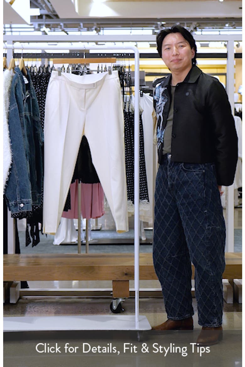 Tapria Crop Straight Leg Pants video