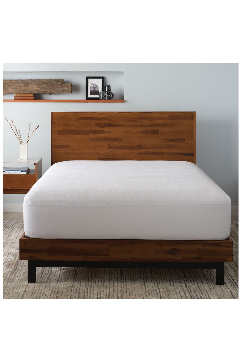Cotton Terry Cloth Waterproof Mattress, Alternate, color, WHITE