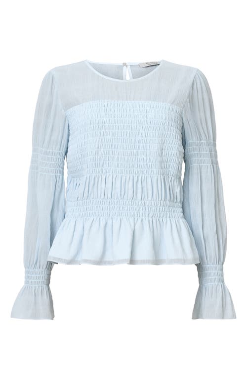Allsaints Pamela Smocked Ruffle Top