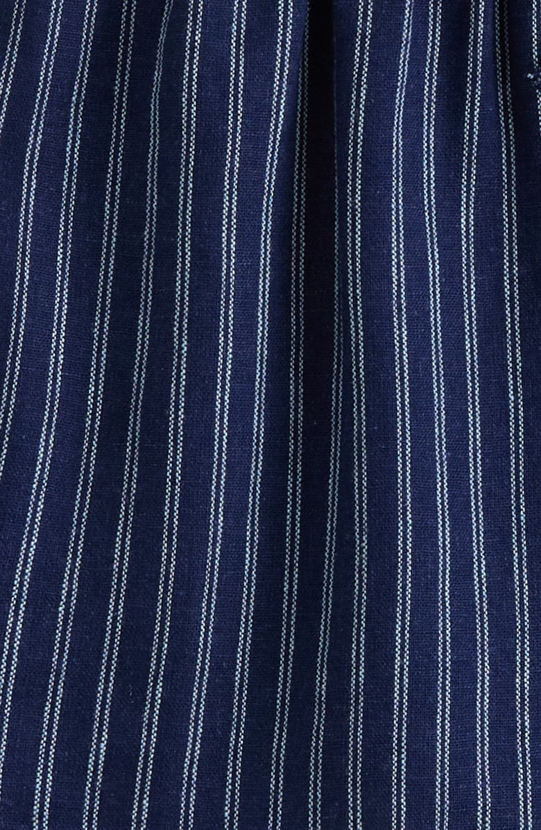 Treasure & Bond Kids' Stripe Drawstring Shorts, Alternate, color, Navy Medieval Janie Stripe