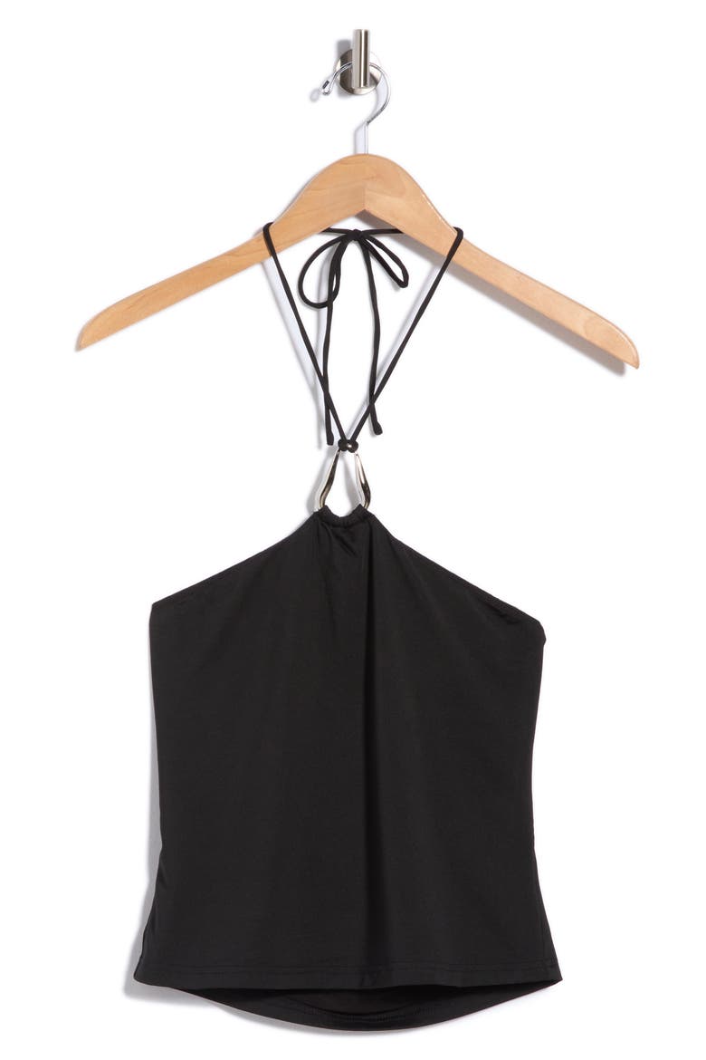 Final Tango Halter Top, Main, color, BLACK