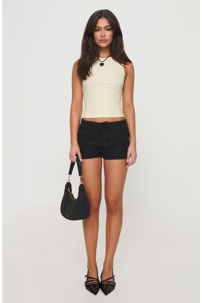 Dystran Lace Crop Tank, Alternate, color, LIGHT BEIGE