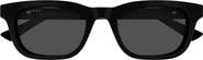 Gucci 51mm Rectangular Sunglasses