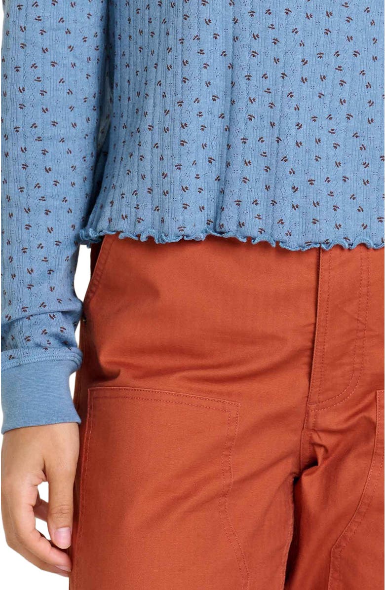 Toad & Co Foothill Pointelle Long Sleeve Crew II, Alternate, color, North Shore Ditsy Print