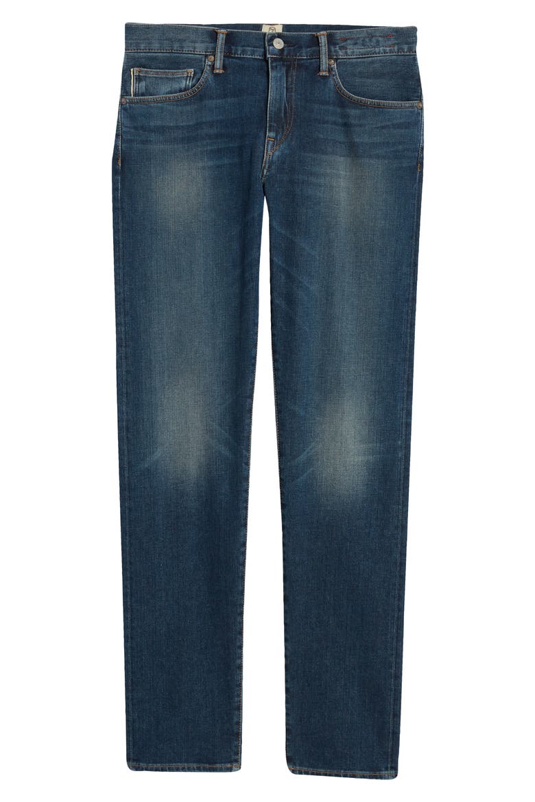 The Pen Slim 10.5-Ounce Stretch Selvedge Jeans, Alternate, color, RAIN