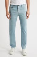 AG Everett Slim Straight Leg Cotton & Linen Blend Jeans