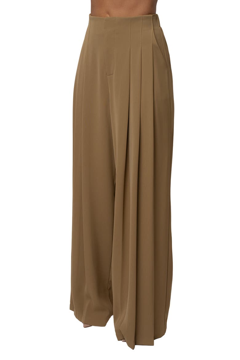 Signature Elegance Trousers, Alternate, color, Olive