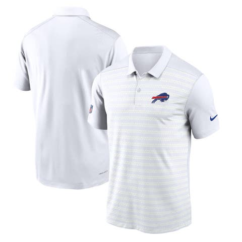 Men's Nike White Buffalo Bills Sideline Victory Dri-FIT Polo