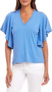 Karen Kane Flutter Sleeve T-Shirt
