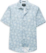 Rodd & Gunn Belleknowes Original Fit Floral Short Sleeve Linen Button-Up Shirt