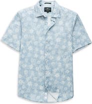 Rodd & Gunn Belleknowes Original Fit Floral Short Sleeve Linen Button-Up Shirt