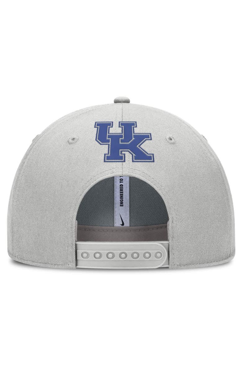 Nike Men's Nike Gray Kentucky Wildcats 2025 Sideline Dust Pinched Rise Adjustable Hat, Alternate, color, Gray
