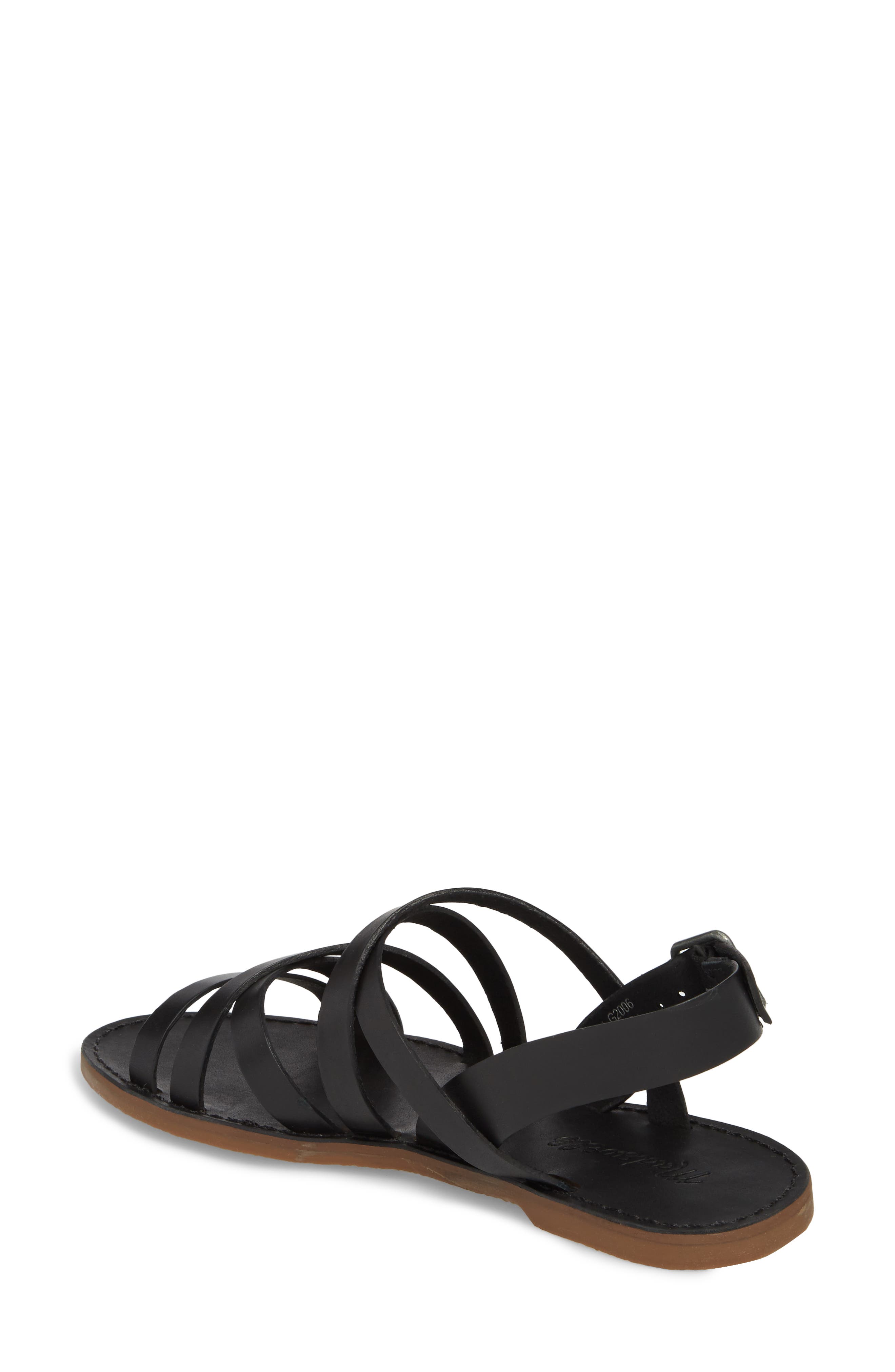 Madewell The Boardwalk Multistrap Sandal, Alternate, color, 