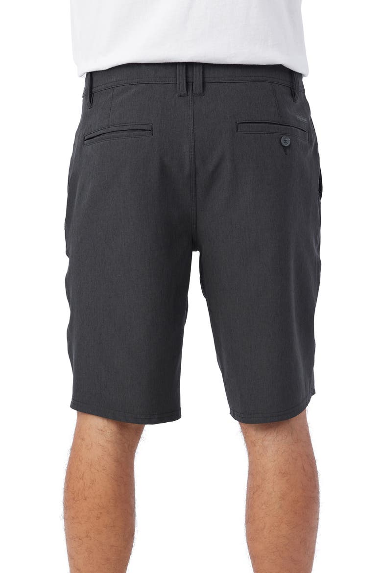 Reserve Heather Hybrid Shorts, Alternate, color, BLACK