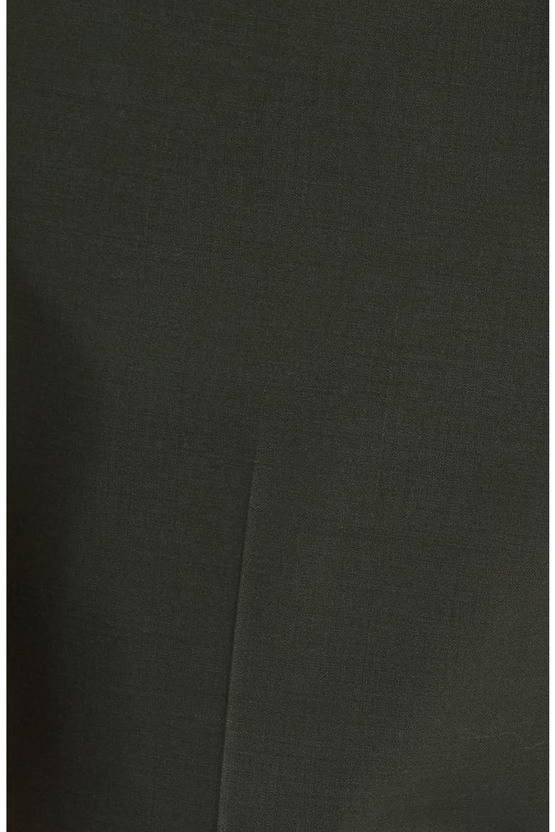 George Flat Front Wool Suit Pants, Alternate, color, OPEN GREEN