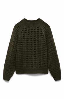 MANGO Open Stitch Sweater