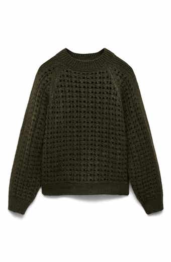 MANGO Open Stitch Sweater