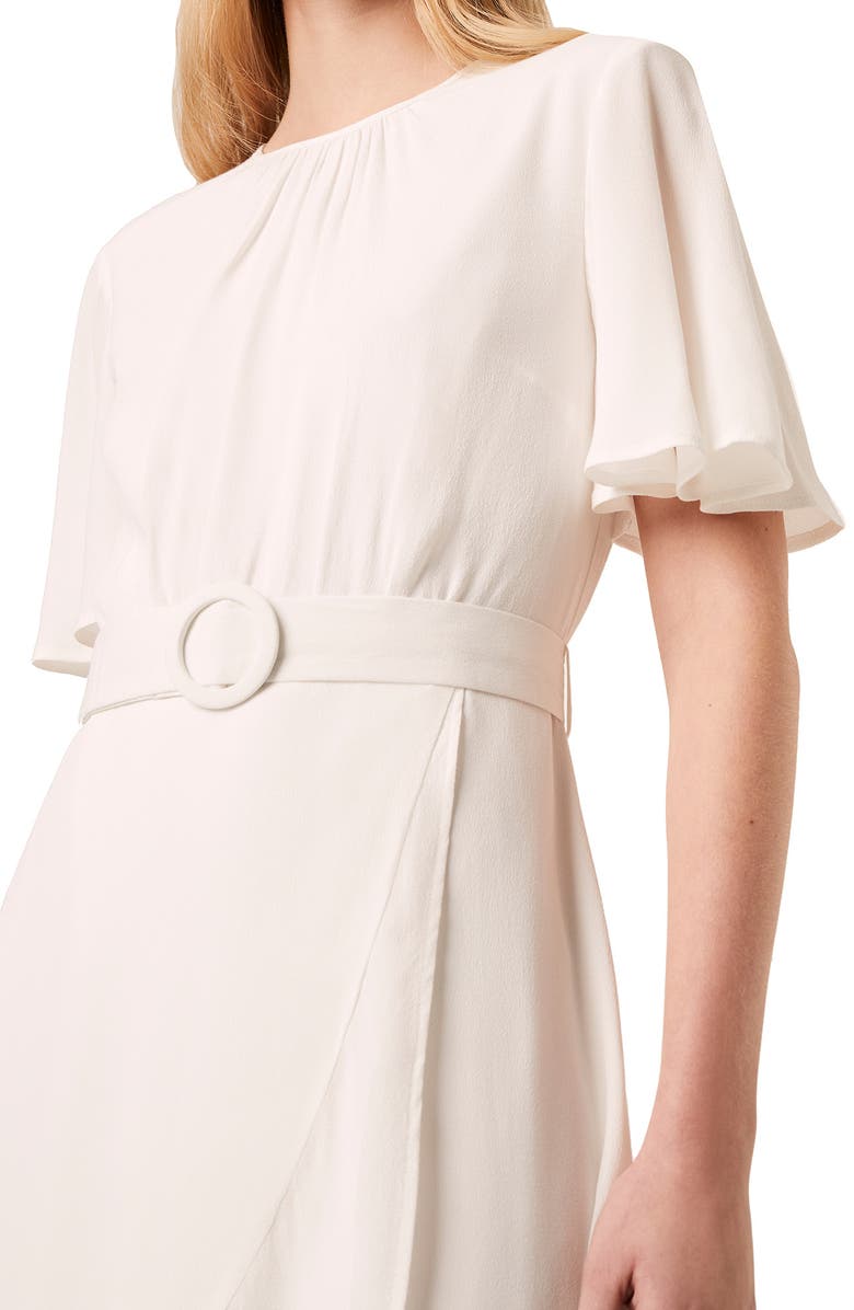 French Connection Emina Belted High/Low Midi Dress, Alternate, color,