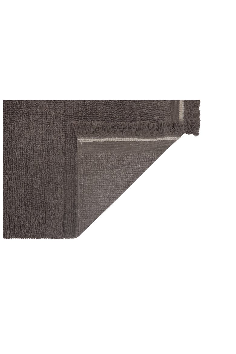 Steppe Woolable Washable Wool Rug, Alternate, color, SHEEP BROWN