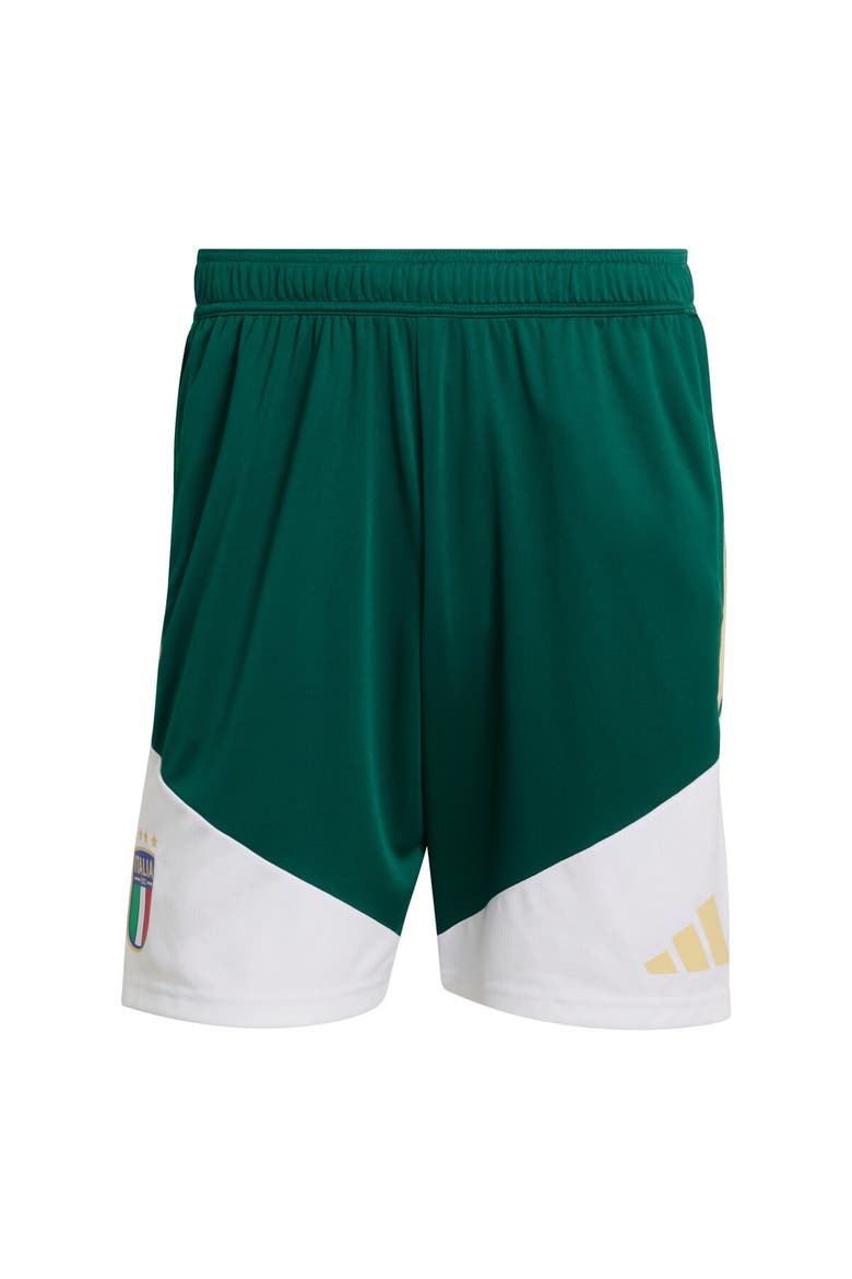 Men's adidas  Green Italy National Team FIFA x World Cup 2026 Tiro Training Shorts, Main, color, Green