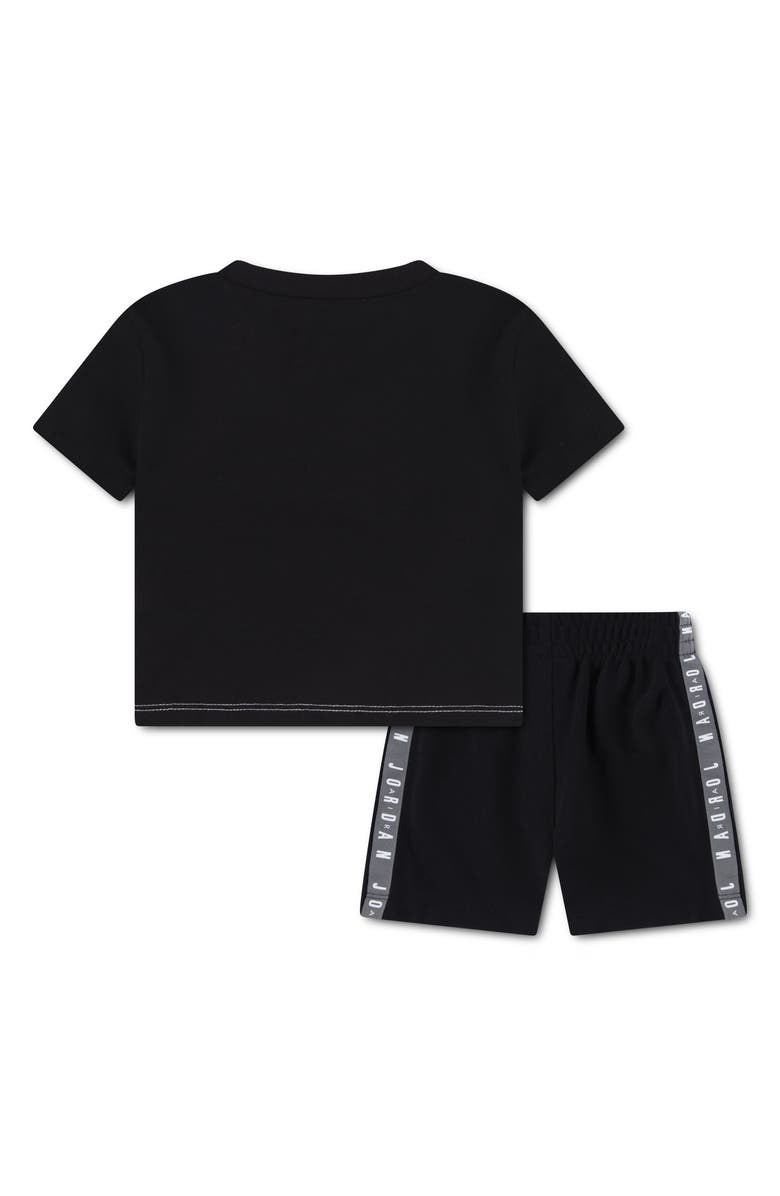 Jordan Jumpman Blocked Taping French Terry T-Shirt & Shorts Set, Alternate, color, Black