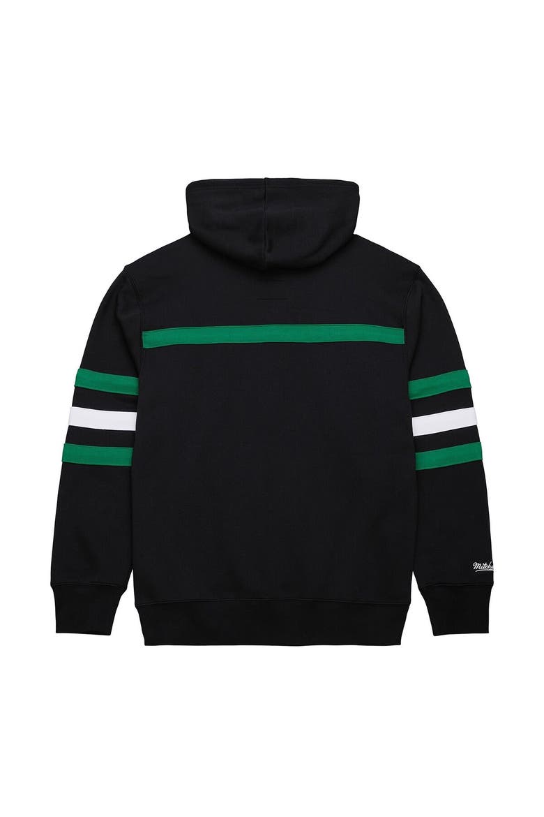 Men's Mitchell & Ness Black Dallas Stars Head Coach Slogan Pullover Hoodie, Alternate, color, Black
